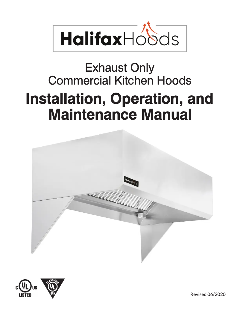 Page 1 of the manual User Manual Halifax LEXHP1848