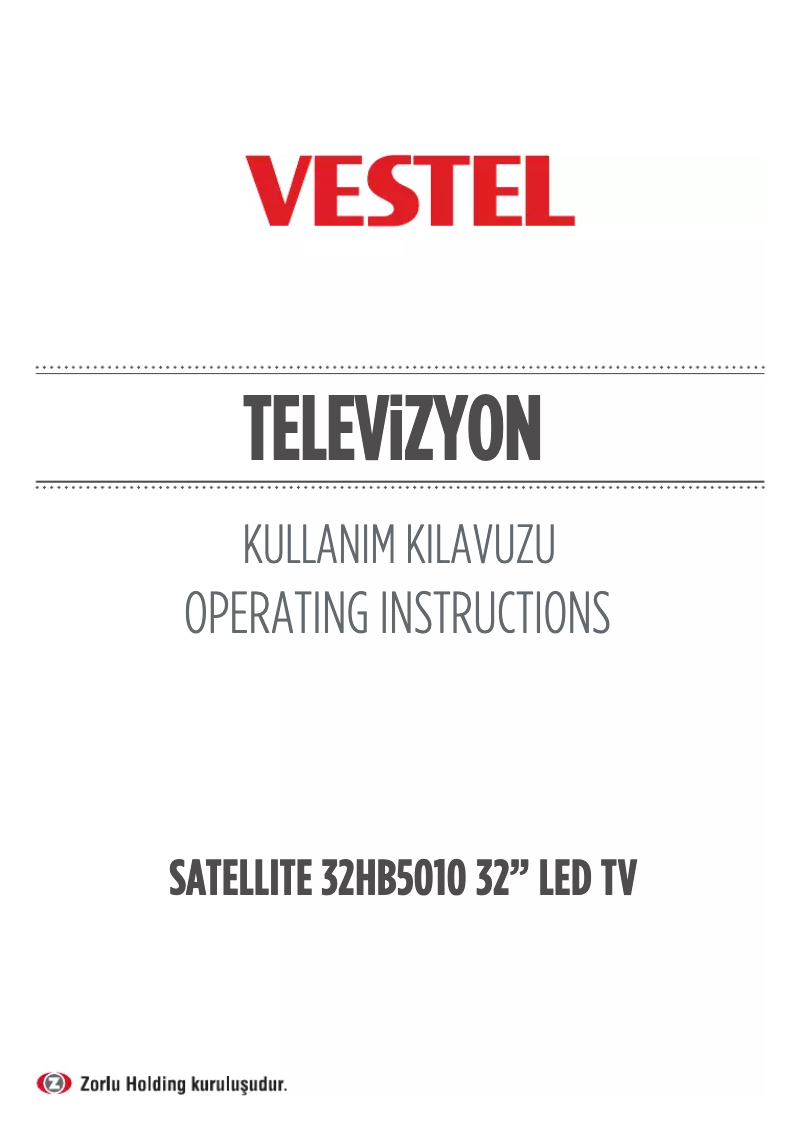 First page image of the manual for 32HB5010