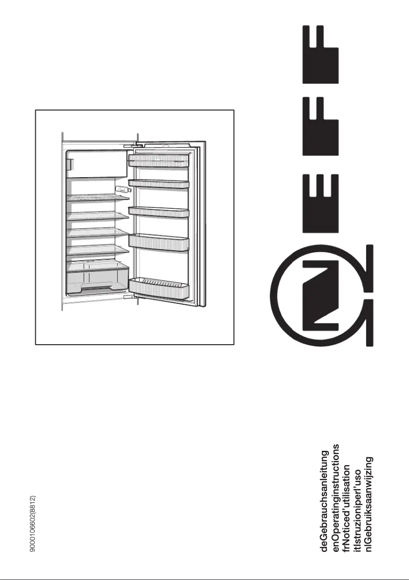 Page 1 of the manual Instruction Manual Neff K1644X6