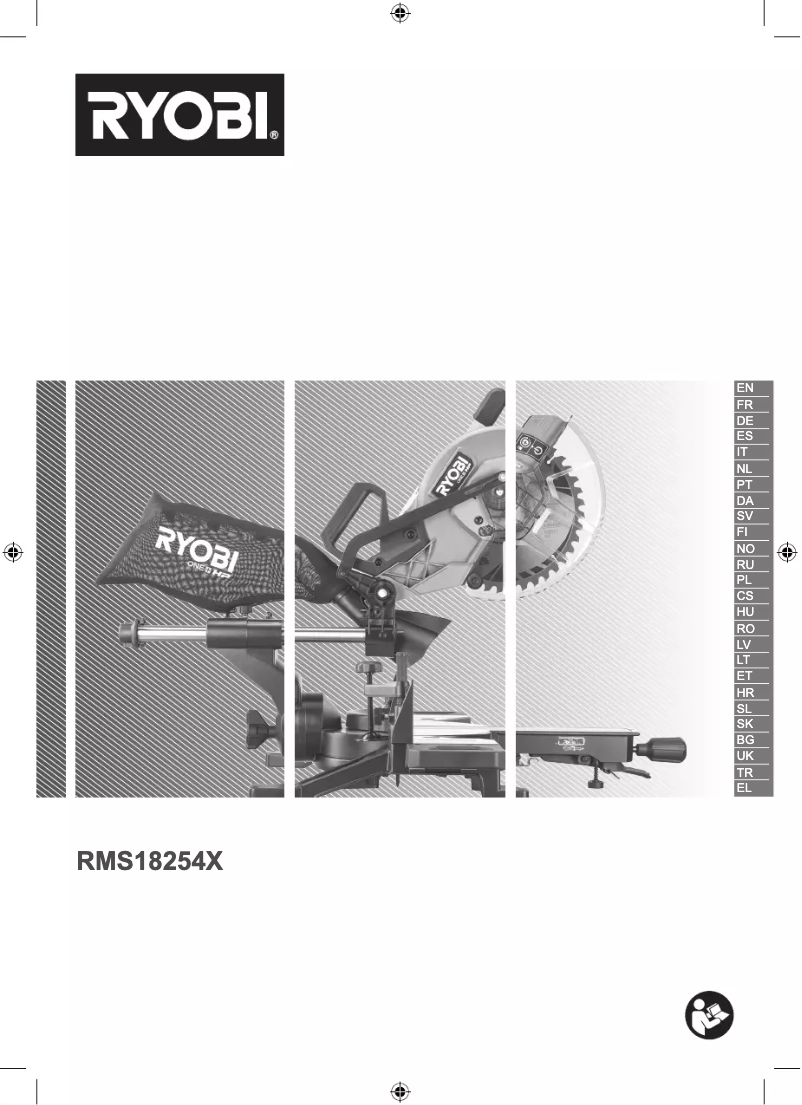 Page 1 of the manual User Manual RYOBI One+ RMS18254X