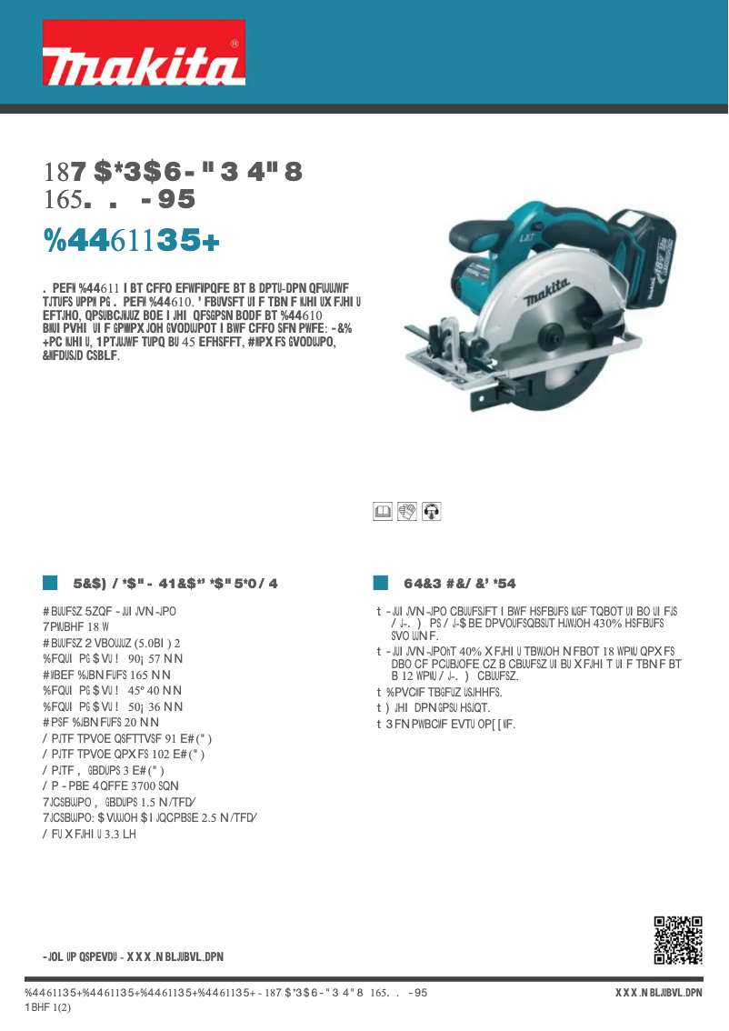 First page image of the manual for DSS611RTJ