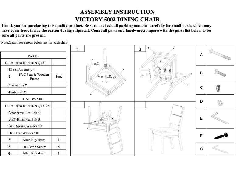 Page 1 of the manual User Manual Talgø Victory