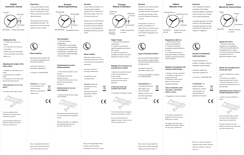 Page 1 of the manual User Manual Braun BN0111