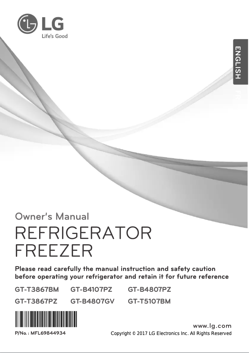 First page image of the manual for GT-B4807GV