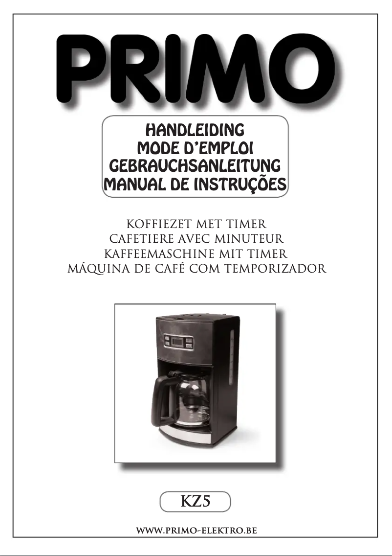 Page 1 of the manual User Manual Primo KZ5