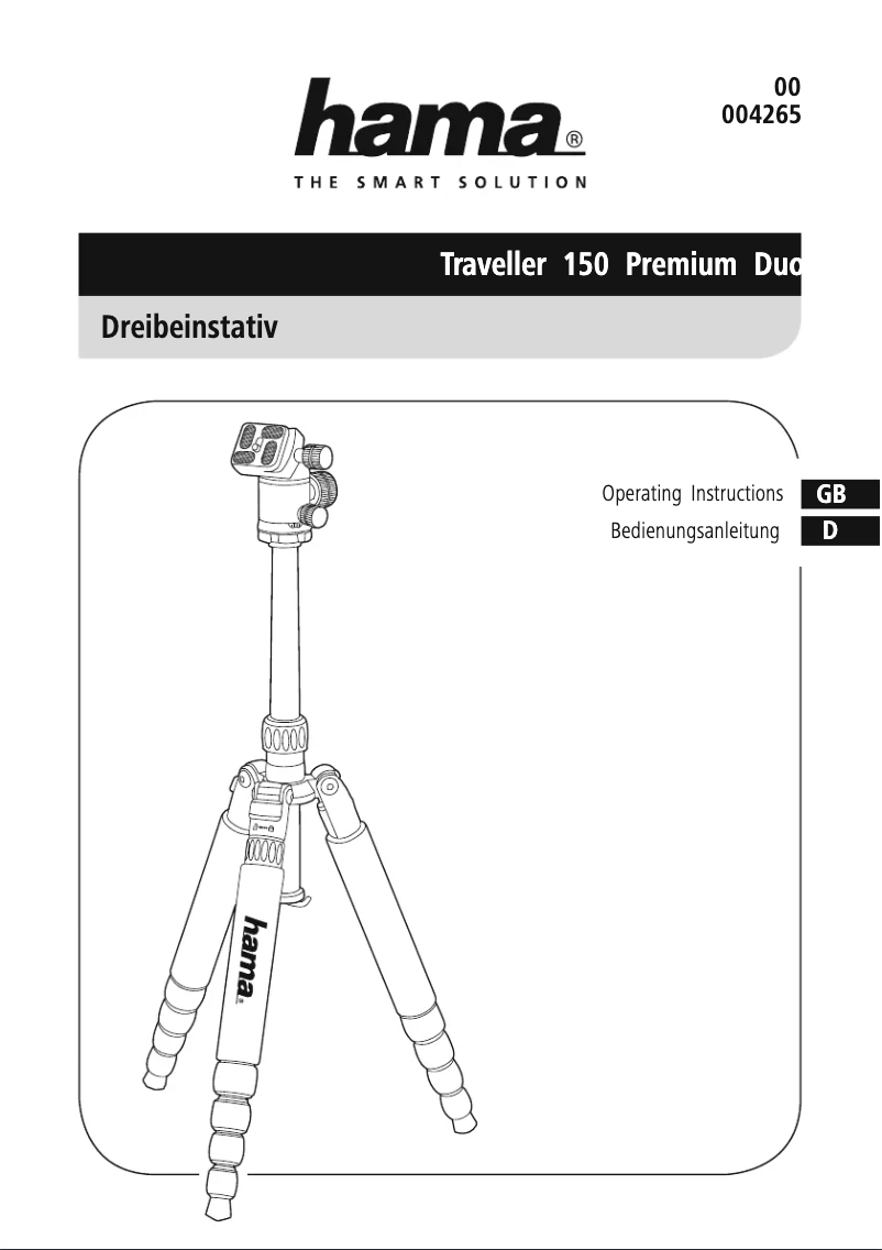 Image de la première page du manuel de l'appareil Traveller 150 Premium Duo