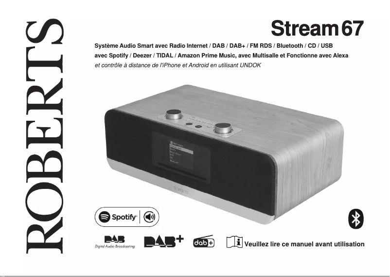 First page image of the manual for Stream 67