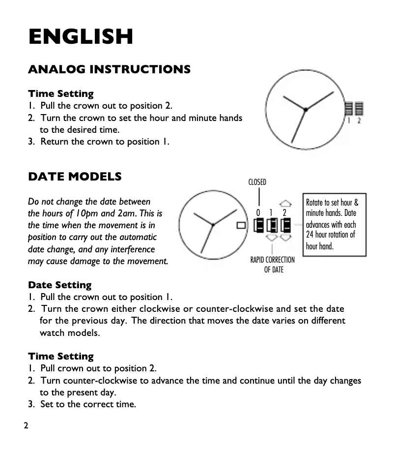 First page image of the manual for AX2331