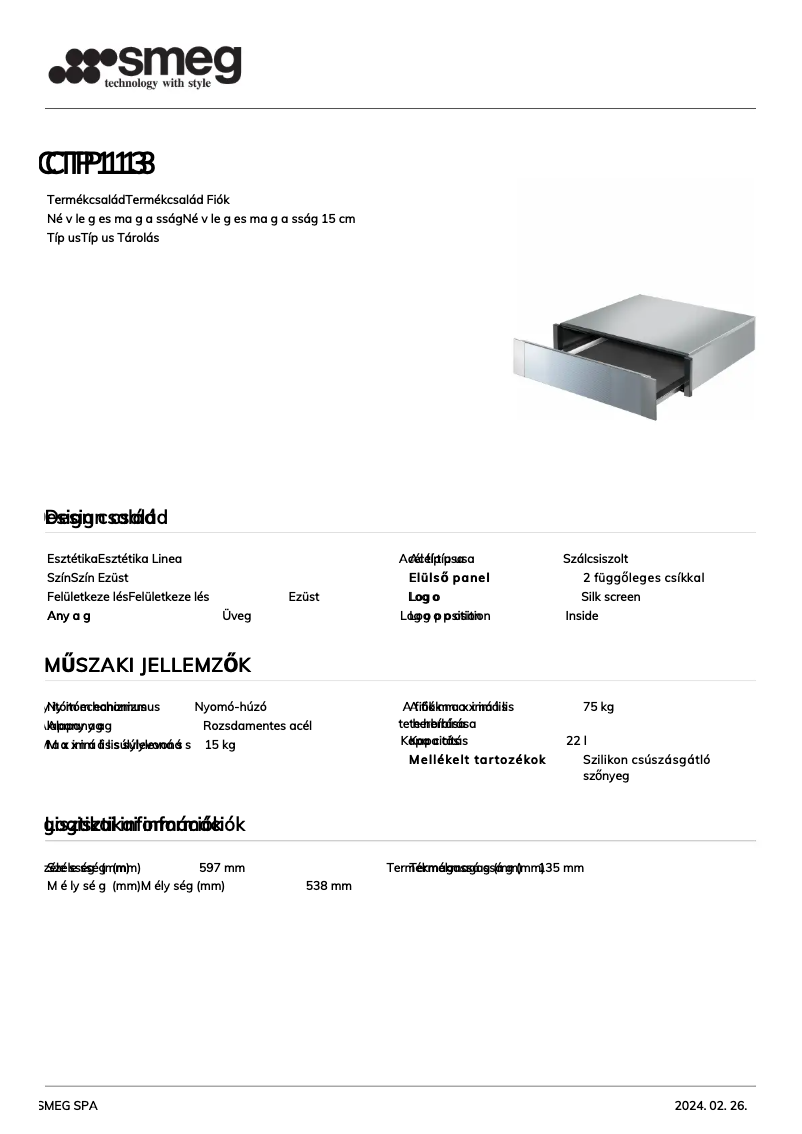 Image de la première page du manuel de l'appareil CTP113