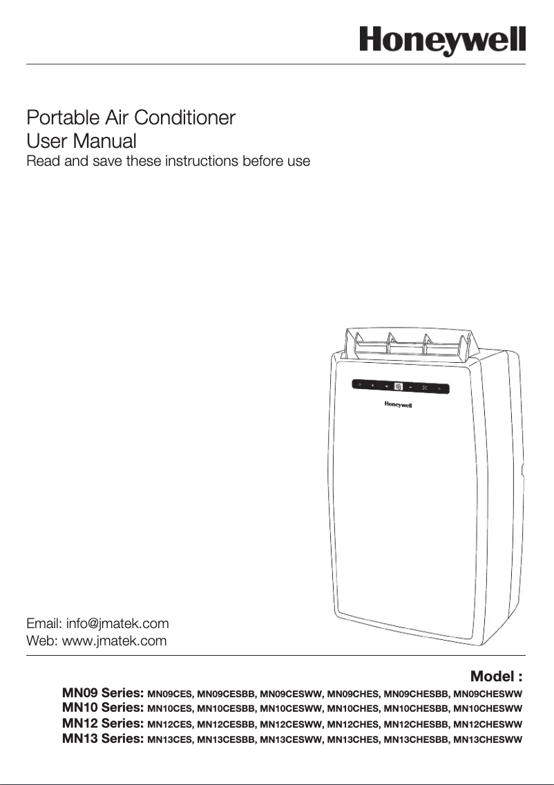 First page image of the manual for MN13CHESBB