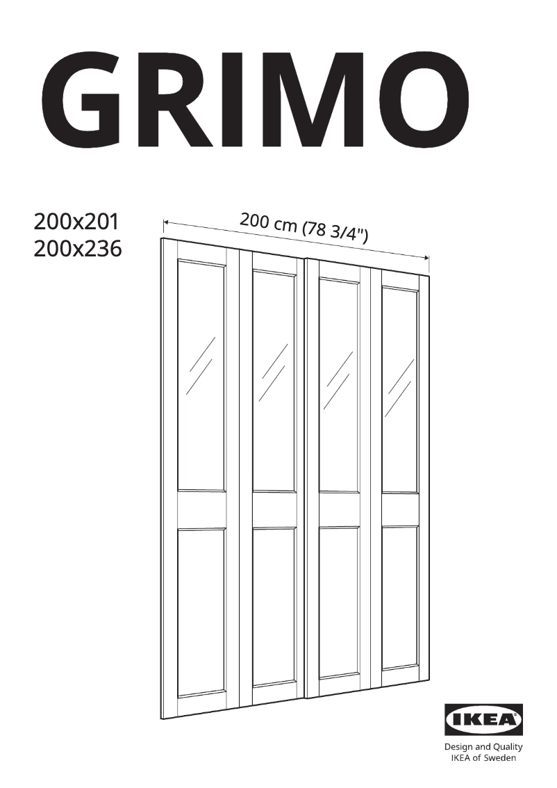First page image of the manual for GRIMO 605.601.64