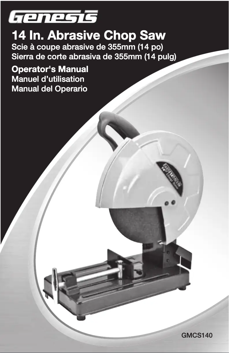 First page image of the manual for GMCS140