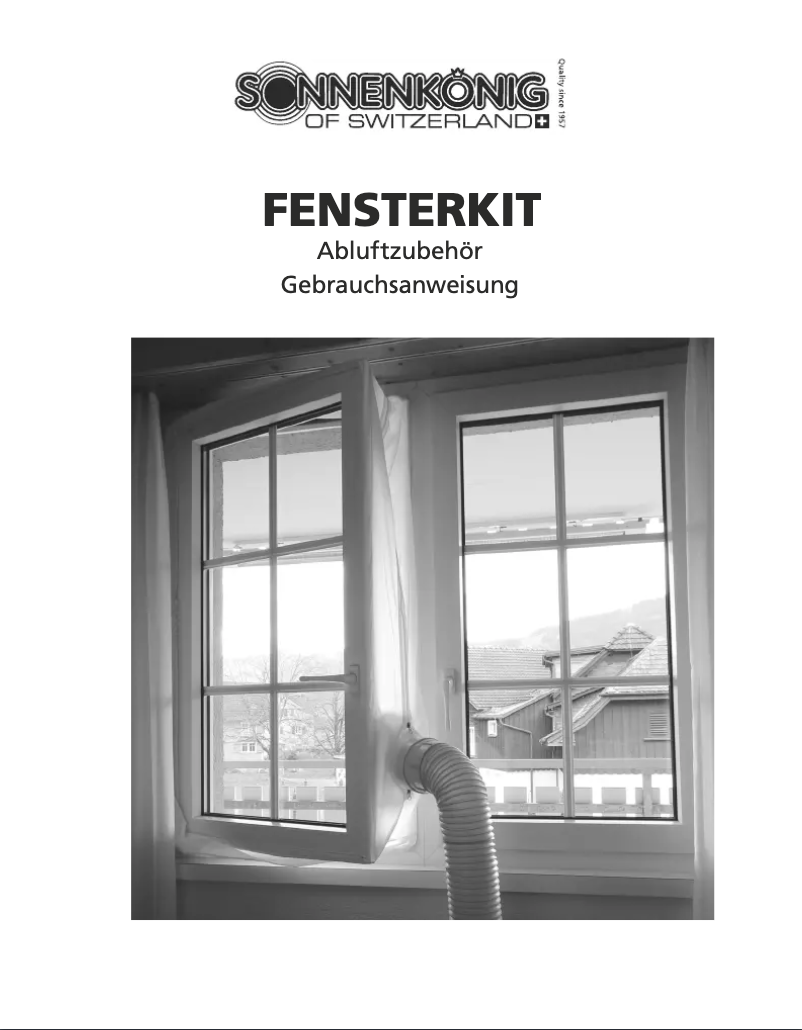 Page 1 of the manual User Manual Sonnenkönig FENSTERKIT