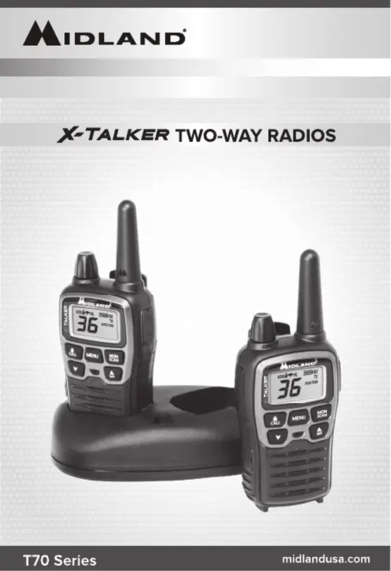 First page image of the manual for X-Talker T71VP3