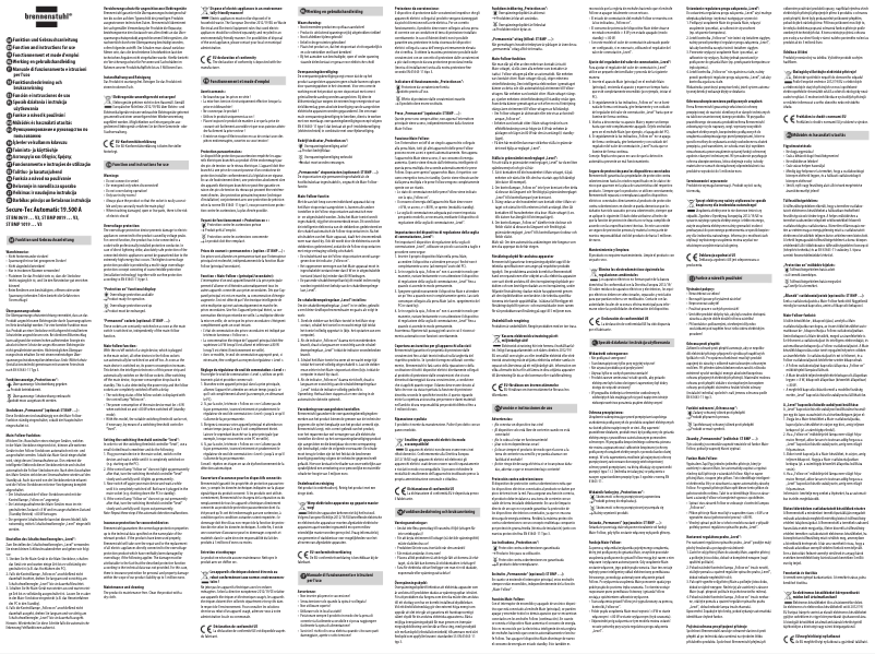 Page 1 of the manual User Manual Brennenstuhl BN-1159490966