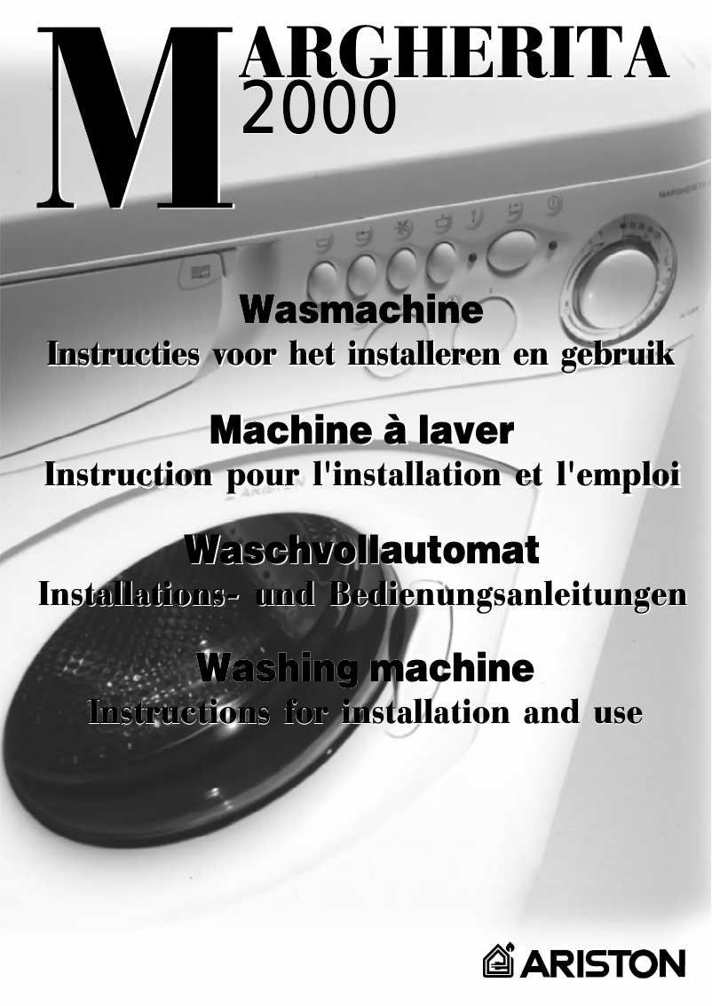Page 1 of the manual User Manual Hotpoint Ariston AL108 X