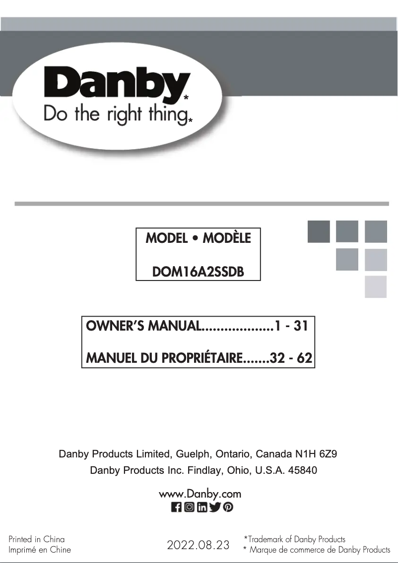 First page image of the manual for DOM16A2SSDB