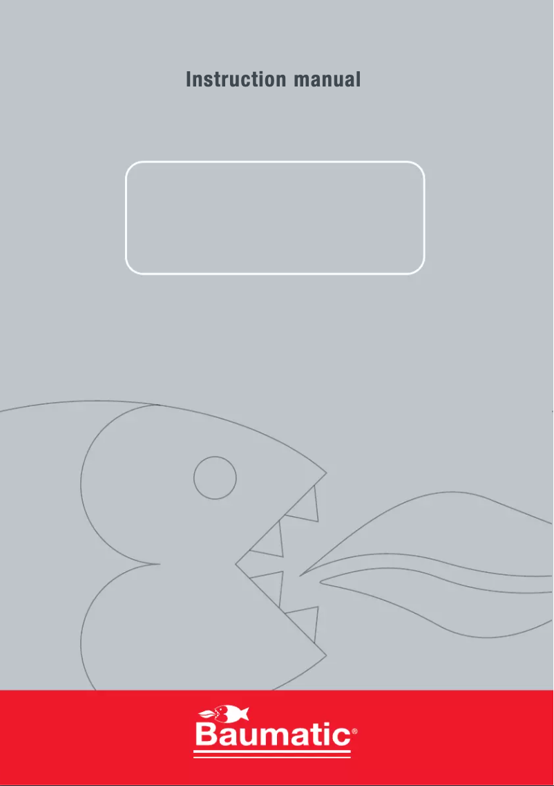 Page 1 of the manual User Manual Baumatic P44BL