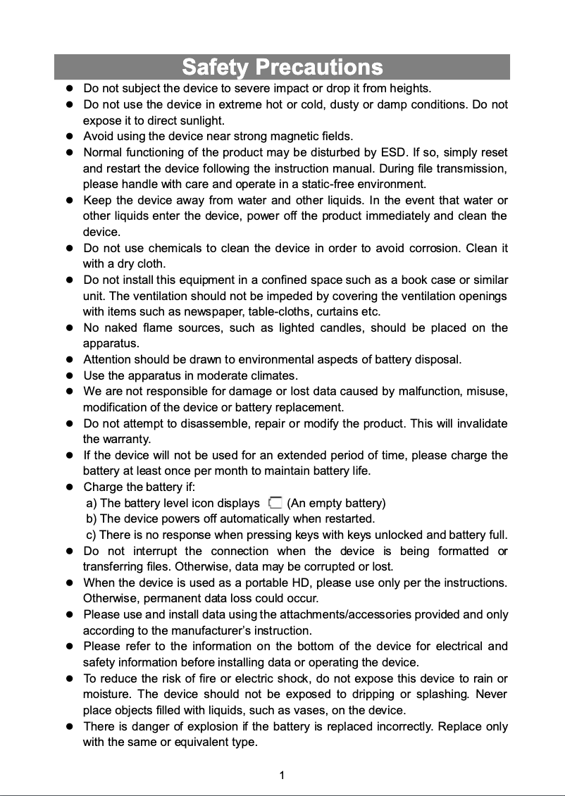 Page 1 of the manual User Manual Nextbook Premium 7 SE