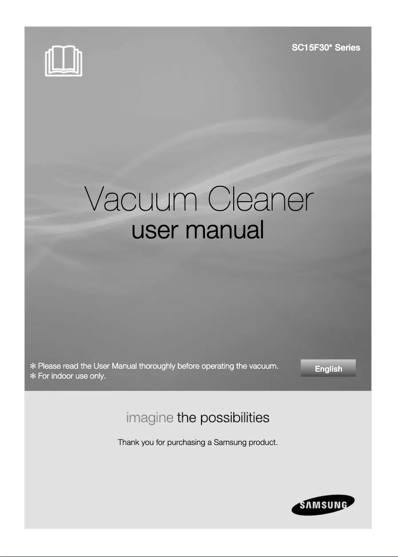 Page 1 of the manual User Manual Samsung SC15F30WK