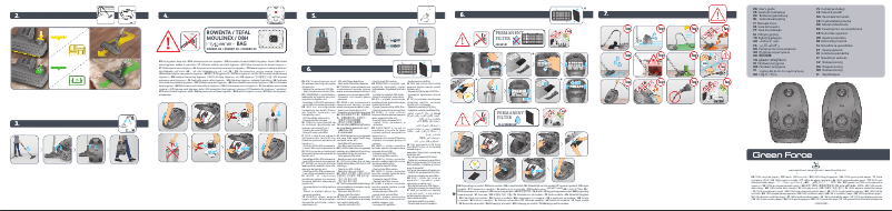 Page 1 of the manual User Manual Rowenta Green Force Max RO4931EA