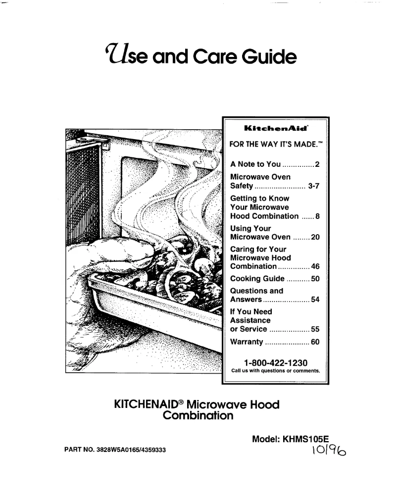 Page 1 of the manual User Manual KitchenAid KHMS105ESB0