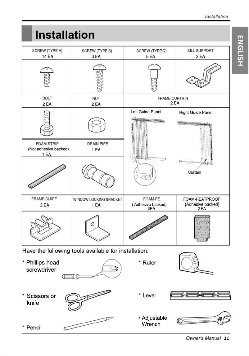 First page image of the manual for LW1817IVSM