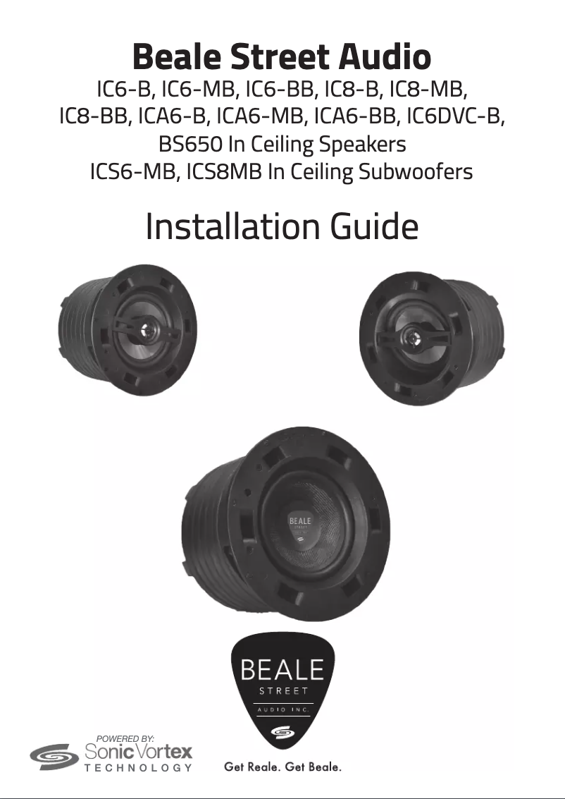 First page image of the manual for BS650