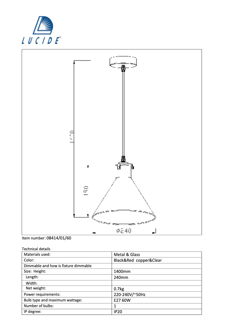 First page image of the manual for Vitri