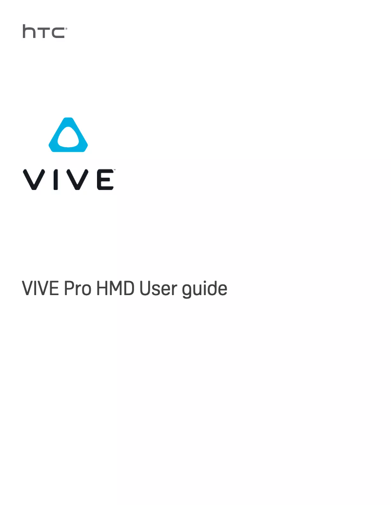 Image de la première page du manuel de l'appareil Vive Pro