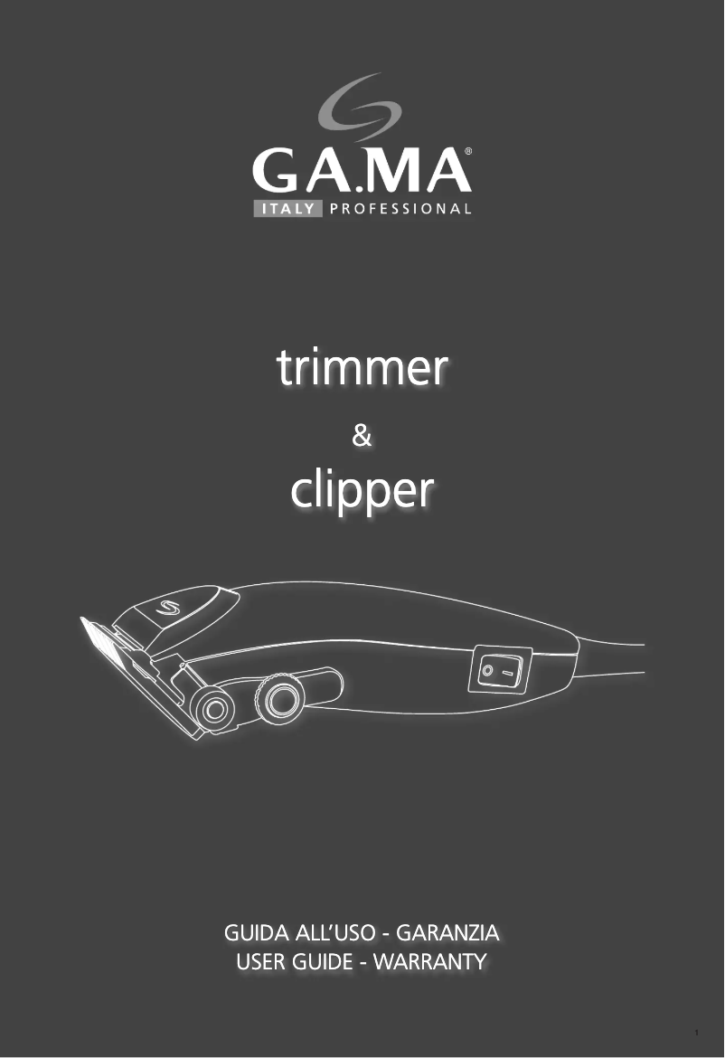 Page 1 of the manual User Manual GA.MA GC543