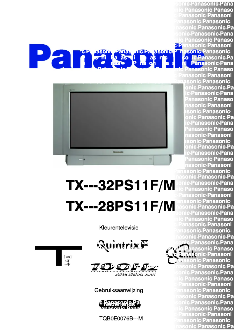 First page image of the manual for TX-32PS11FM