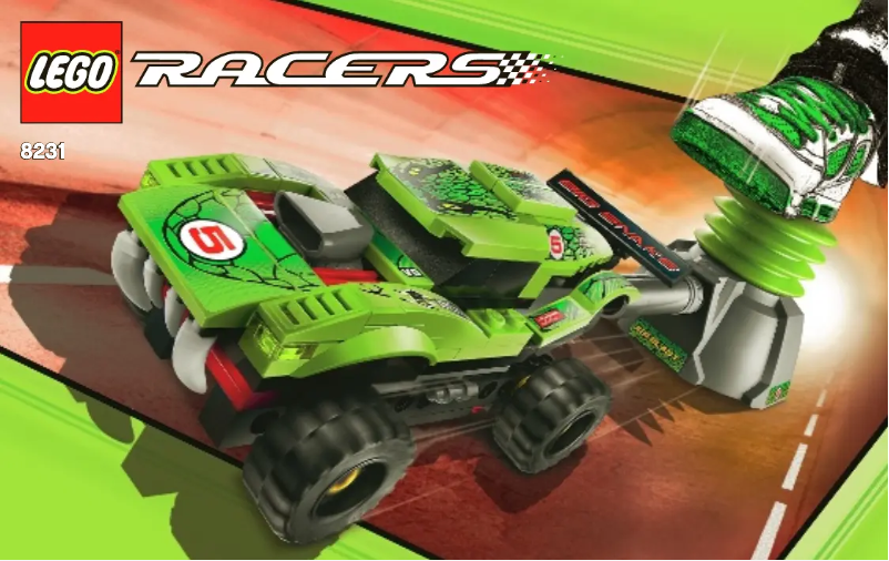 Page 1 of the manual User Manual Lego Racers 8231