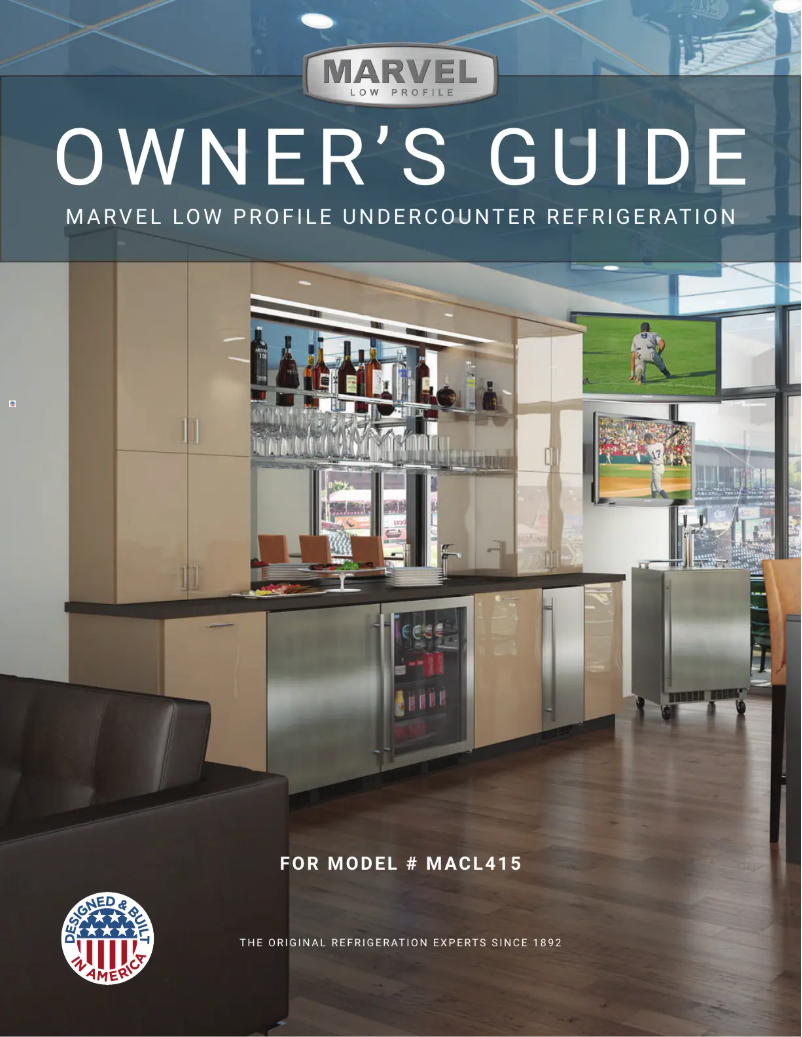 First page image of the manual for MACP215IS01B