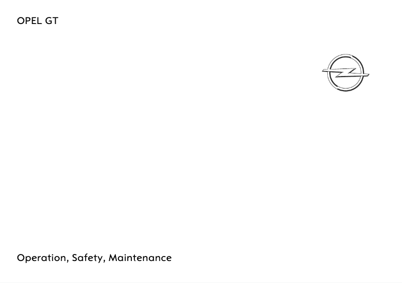 Image de la première page du manuel de l'appareil GT (2012)