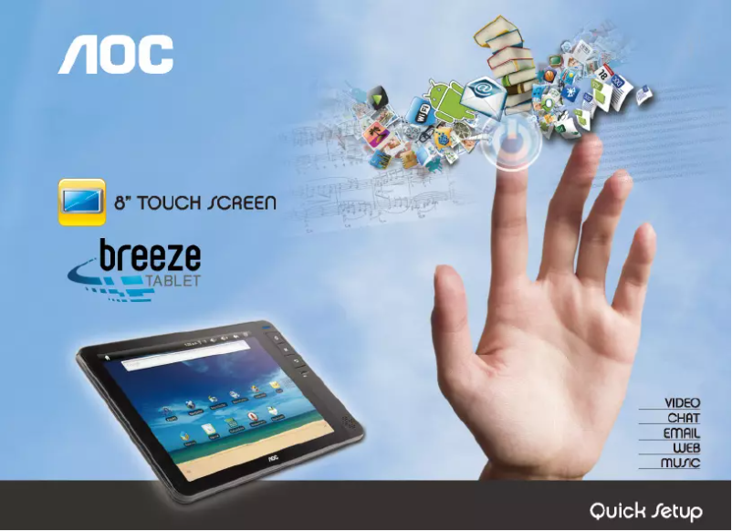 First page image of the manual for Breeze 8" MW-811