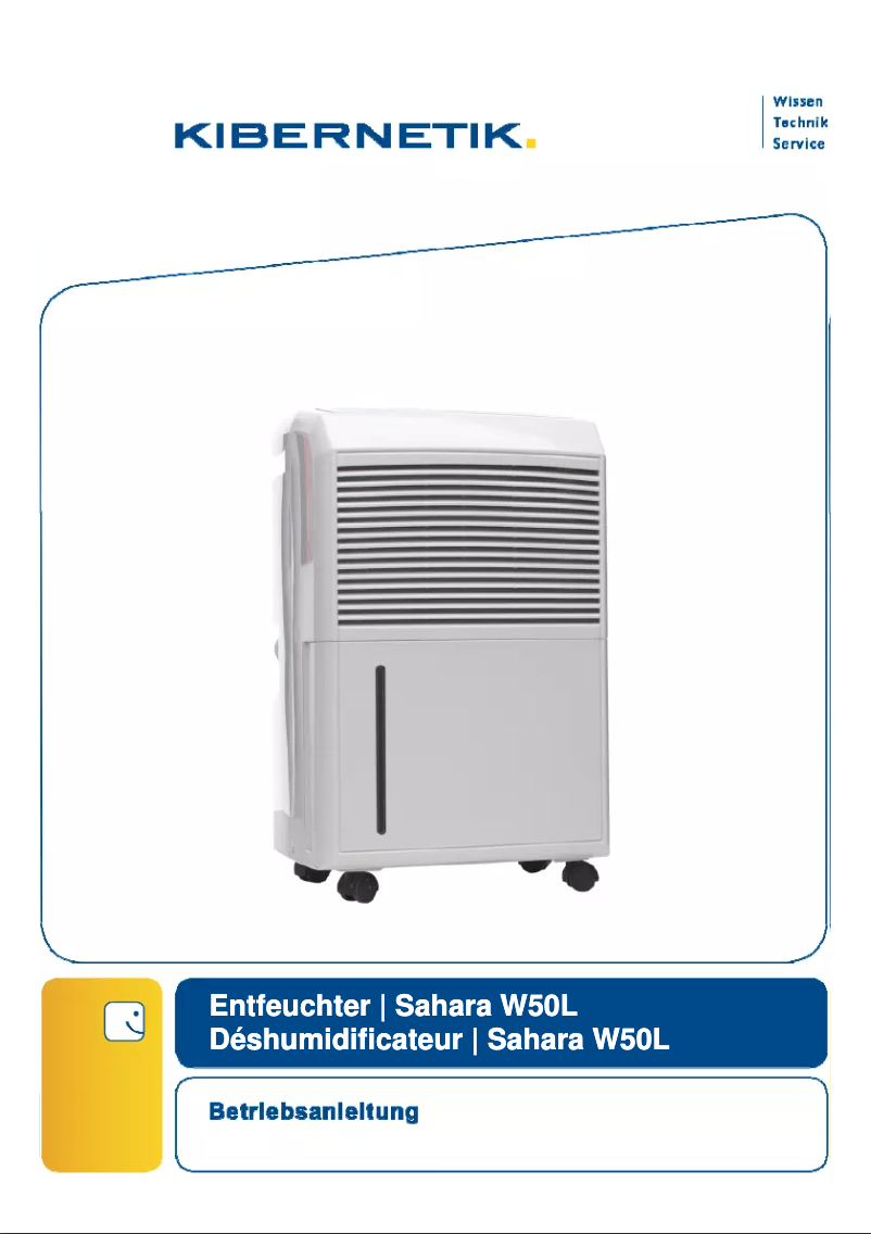 First page image of the manual for 008641EFWI-W50L