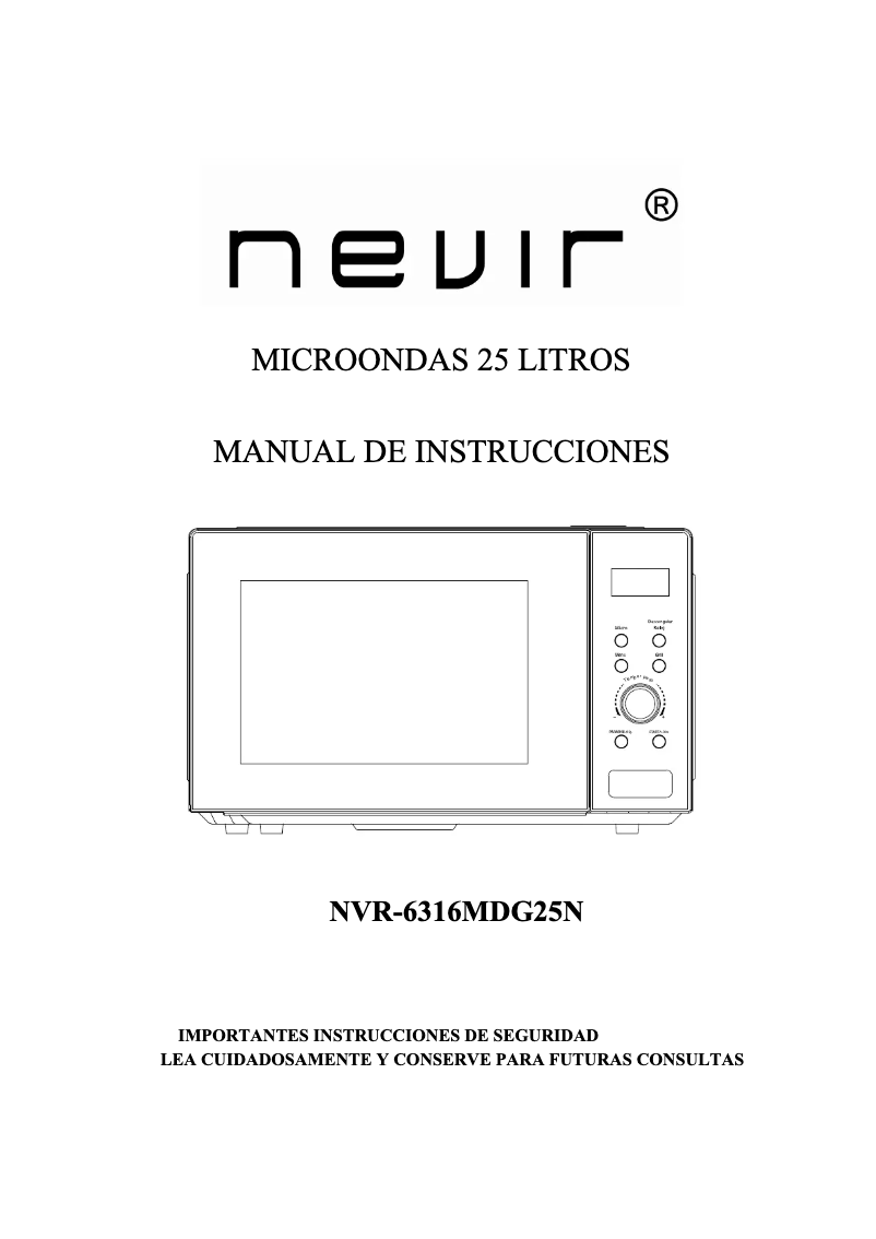 First page image of the manual for NVR-6316MDG25N