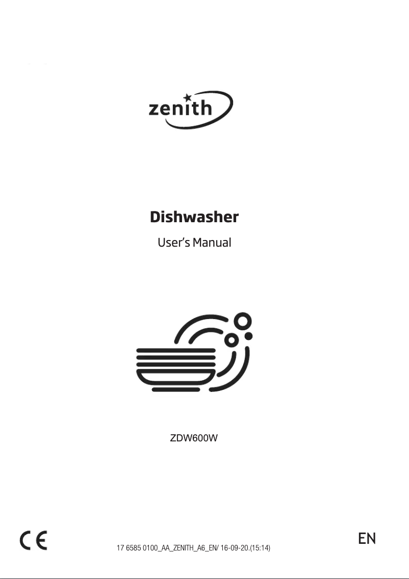 Page 1 de la notice Manuel utilisateur Zenith ZDW600W