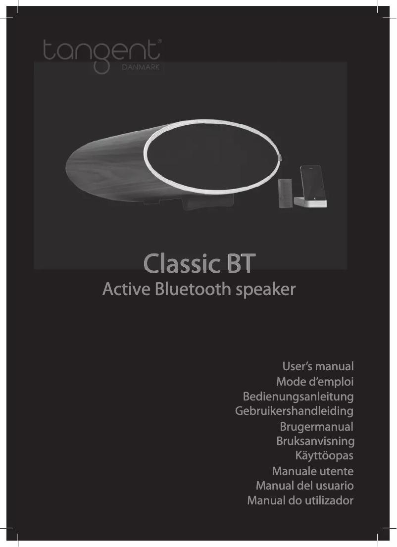 Image de la première page du manuel de l'appareil Classic BT