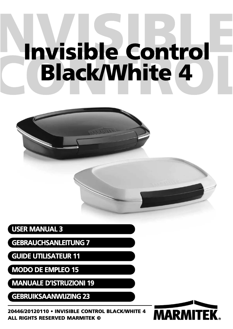 First page image of the manual for Invisible Control 4