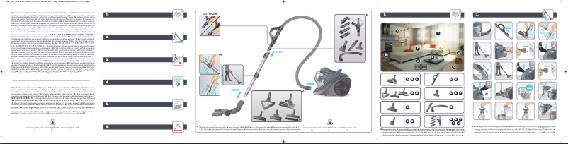 Page 1 de la notice Manuel utilisateur Rowenta Silence Force Cyclonic RO7691