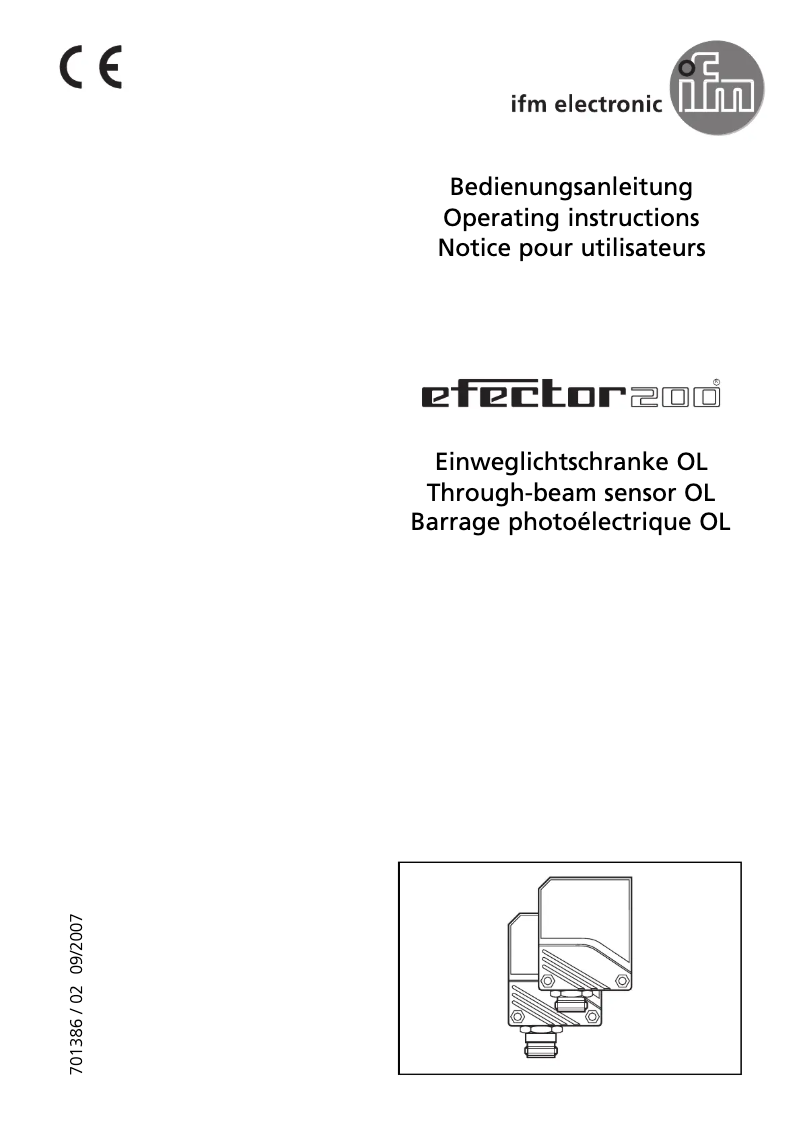 First page image of the manual for OL5042