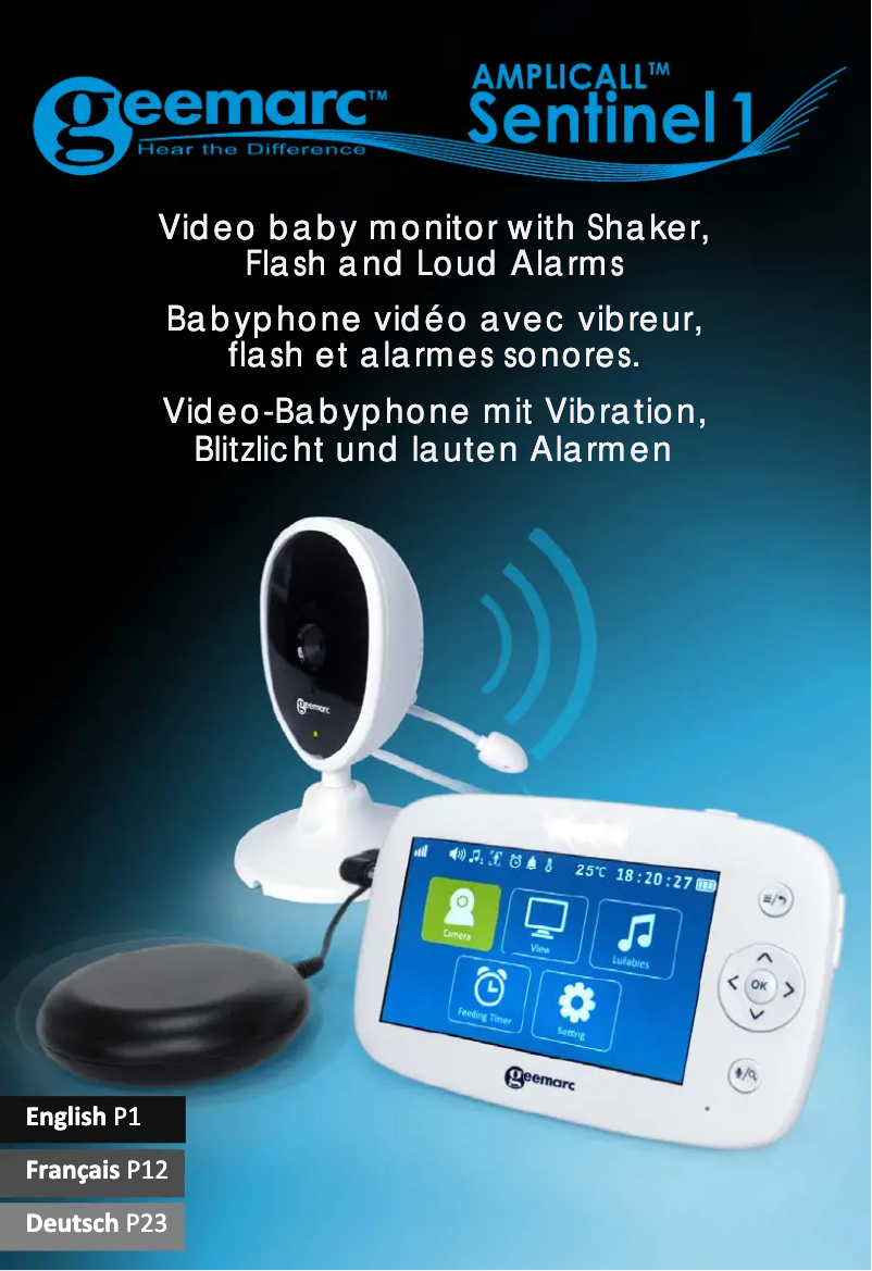 First page image of the manual for AMPLICALL SENTINEL