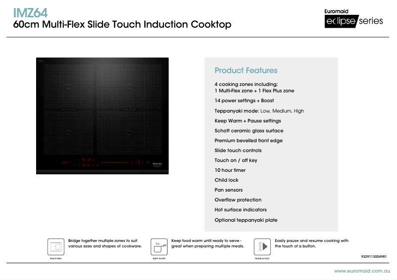 First page image of the manual for IMZ64