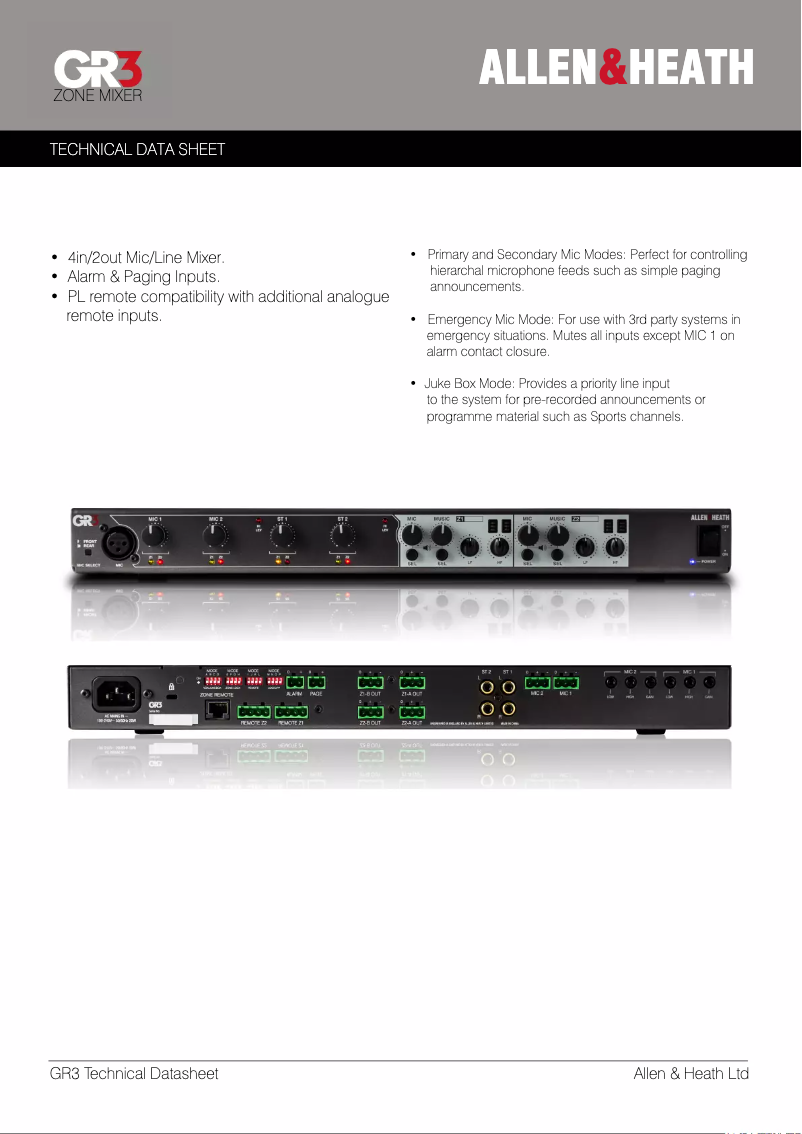 Image de la première page du manuel de l'appareil GR3