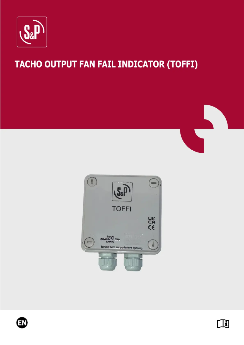 First page image of the manual for TOFFI