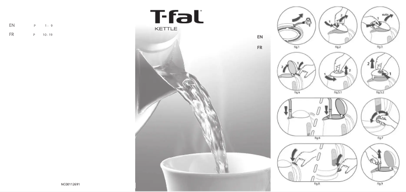 Page 1 of the manual User Manual Tefal Travel BF6138