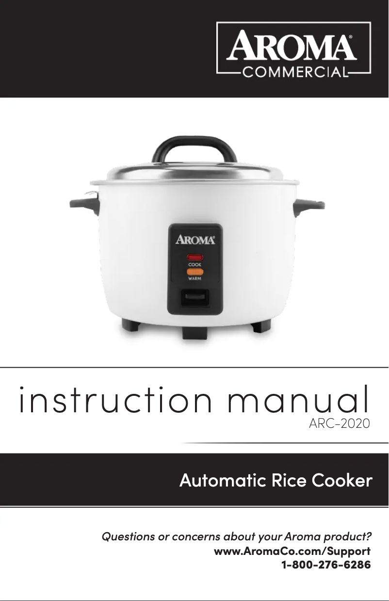 First page image of the manual for ARC-2020