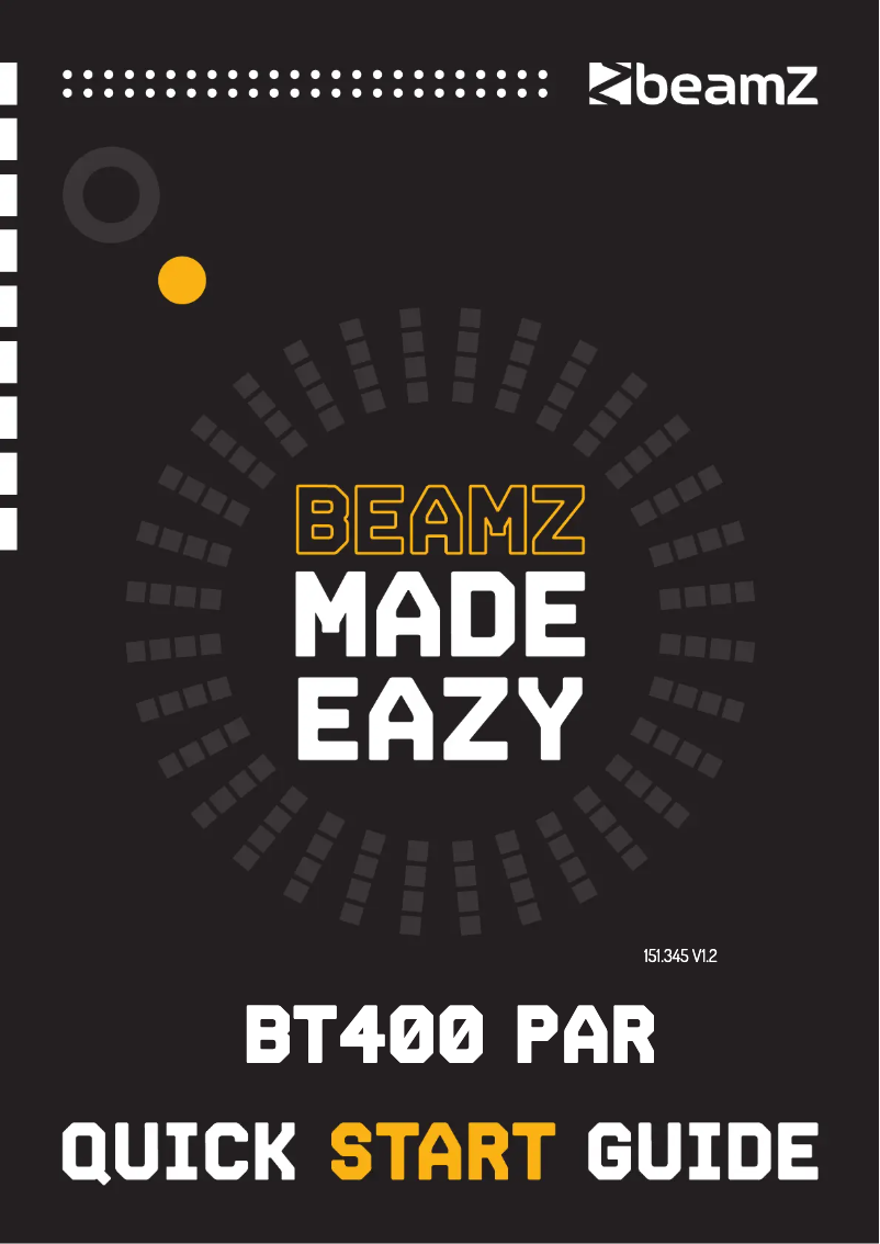 Image de la première page du manuel de l'appareil BT400